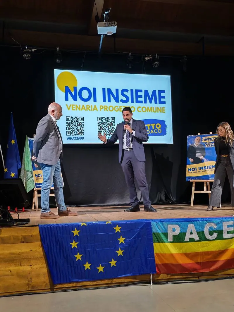 VENARIA ELEZIONI 2026 - Il centrosinistra scioglie le riserve: Mirco Repetto candidato sindaco - FOTO