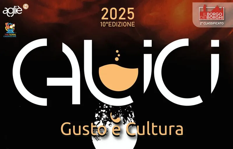 AGLIE' - Sabato 12 luglio in piazza Castello il grande ritorno di «CALICI - Gusto è Cultura» - FOTO