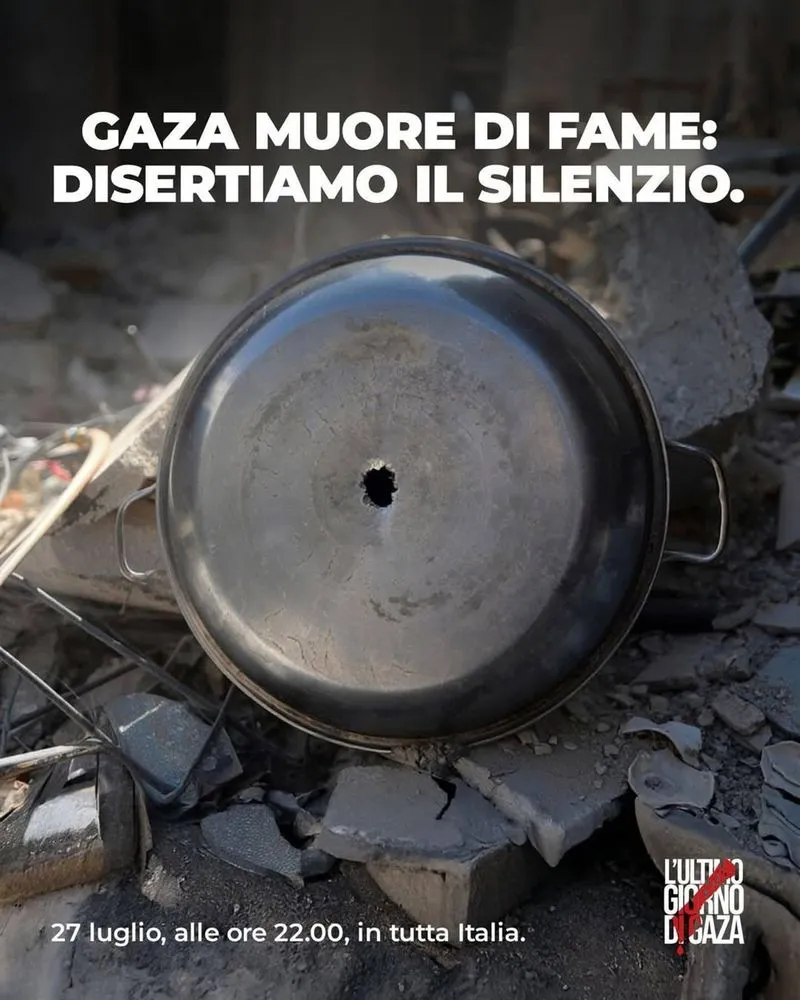 ALPIGNANO - Stasera in piazza Parrocchia «L'ultimo giorno di Gaza»: fare rumore per rompere il silenzio