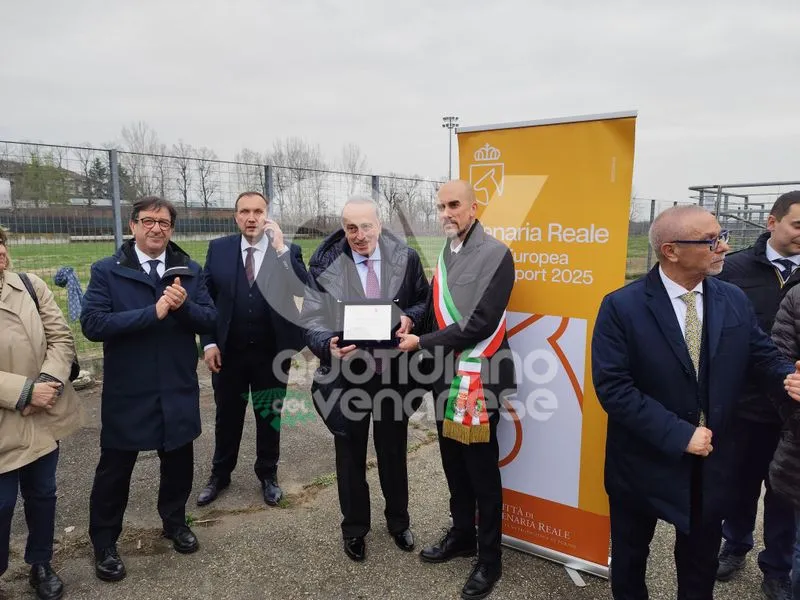 VENARIA - Il presidente della Federcalcio, Gravina, avvia il cantiere del «Centro Tecnico Federale» al «Don Mosso» - FOTO E VIDEO