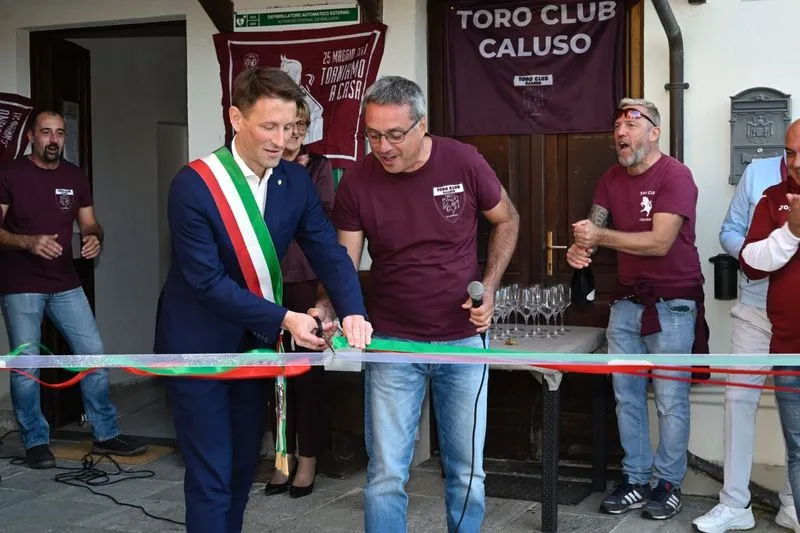 BARONE CANAVESE - Inaugurata la nuova sede del Toro Club Caluso