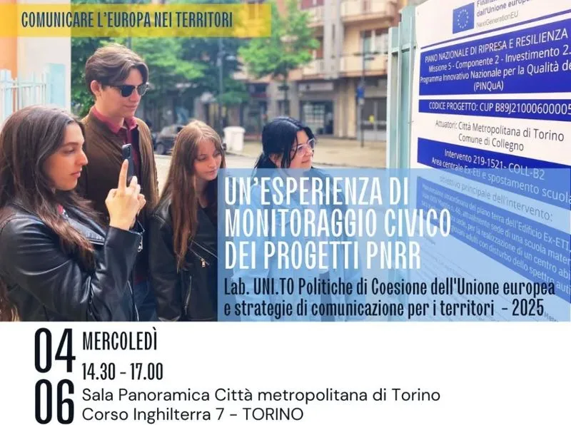 BEINASCO - Esperienze di monitoraggio civico sui progetti del Pnrr