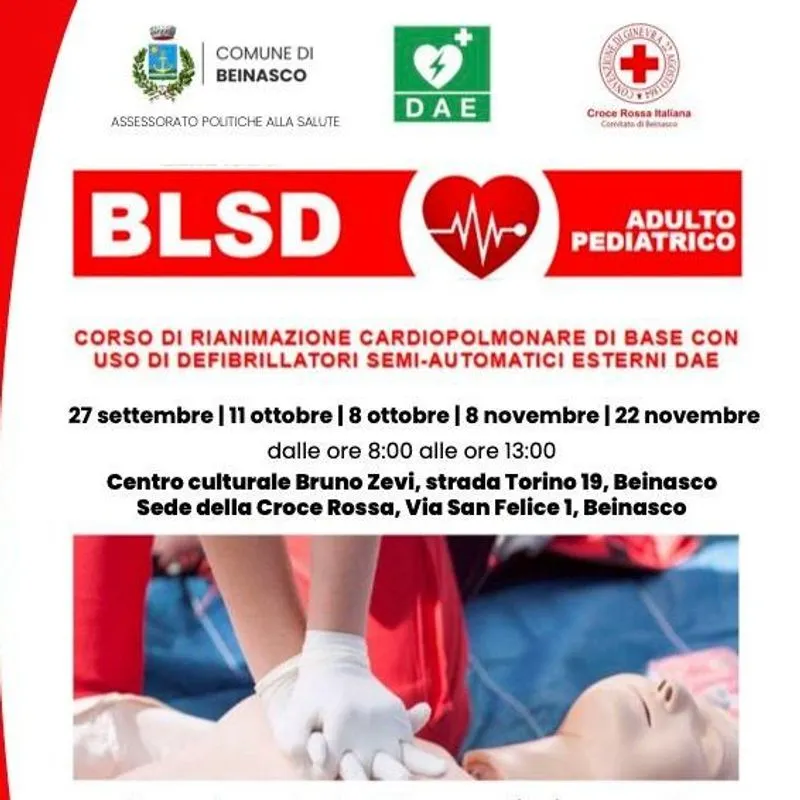 BEINASCO - Al via i corsi gratuiti di primo soccorso per la cittadinanza
