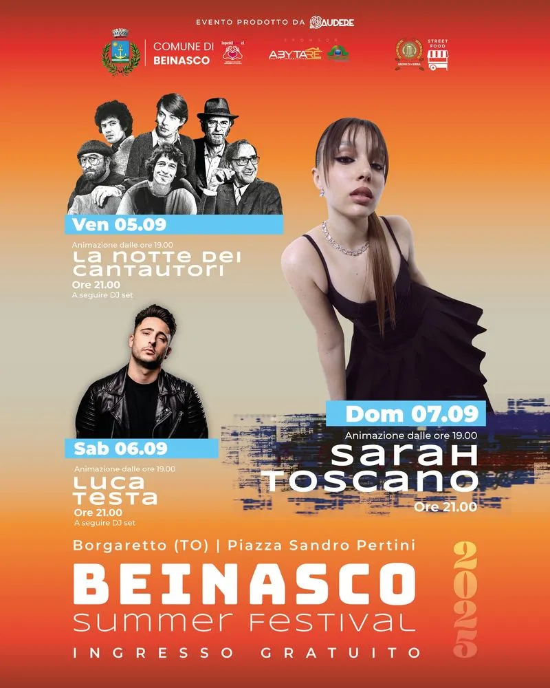 BEINASCO - A Borgaretto il Summer Festival di settembre