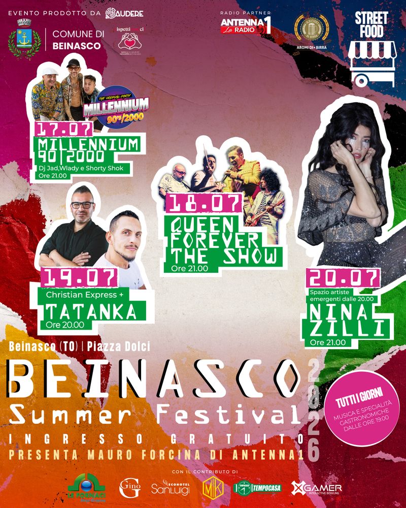 BEINASCO - C'è Nina Zilli tra i protagonisti del Beinasco Summer Festival