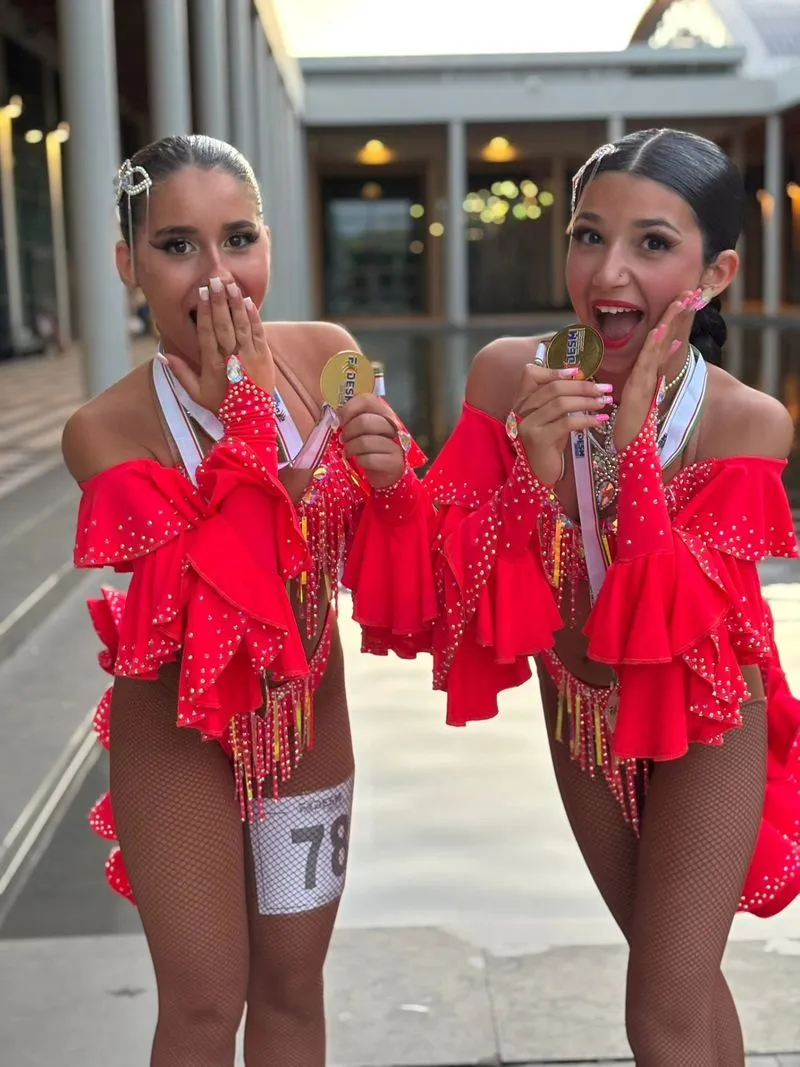 BEINASCO - Le talentuose Giorgia, Chiara, Giada e Rebecca brillano ai campionati italiani di danze caraibiche - FOTO