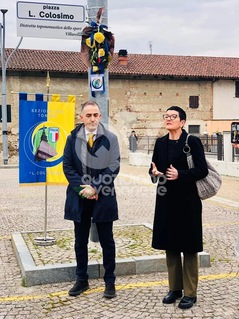 VENARIA-BORGARO - Gli arbitri Torinesi e la Figc hanno ricordato Luca Colosimo a 10 anni dalla morte - FOTO