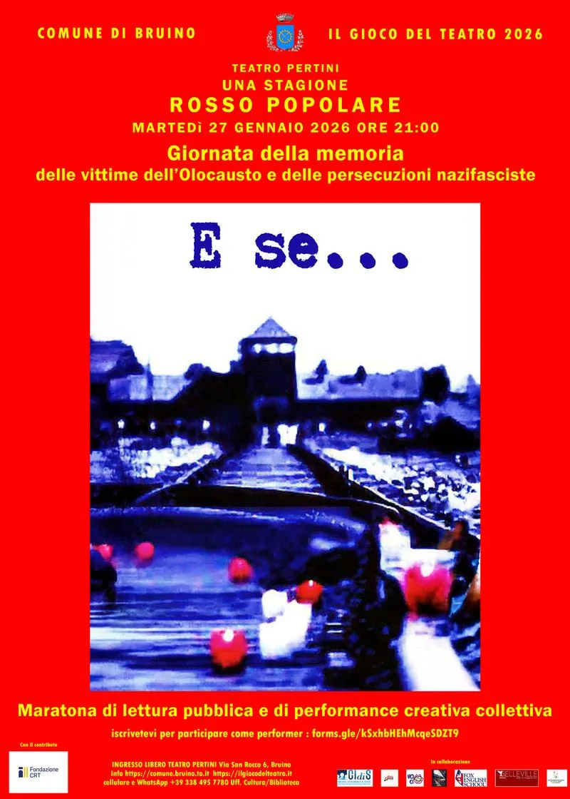 BRUINO - Una maratona di letture per la Giornata della Memoria