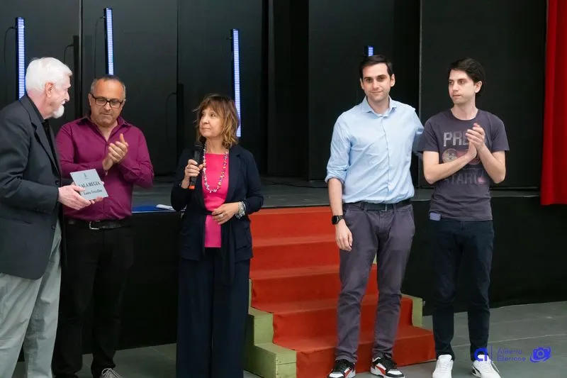 BRUINO - La sala regia del teatro Pertini intitolata a Luisa Vercellino - FOTO