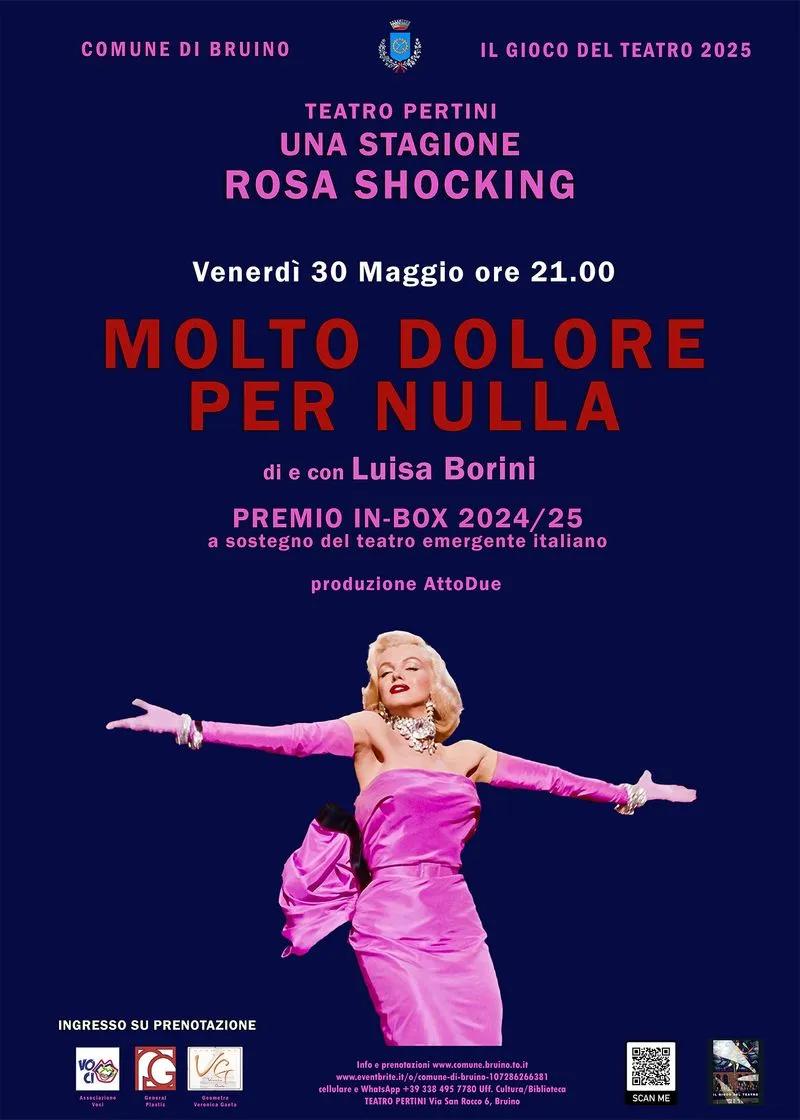 BRUINO - «Molto dolore per nulla» chiude la rassegna «Rosa shocking»