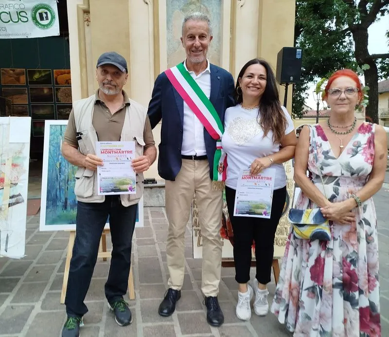 CAMBIANO - La città come Montmartre: Simone Trotta vince il concorso