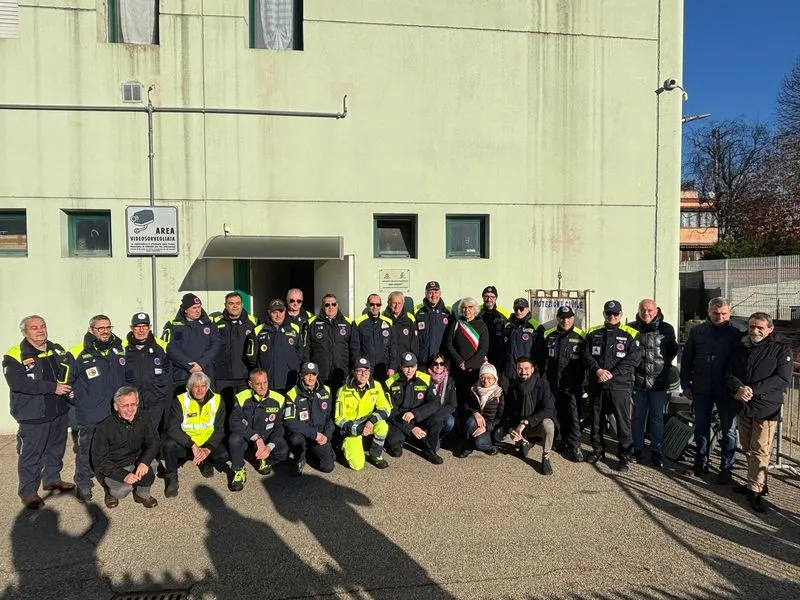 CANDIOLO - La sede della Protezione civile intitolata alla memoria del fondatore Aldo Sagner - FOTO