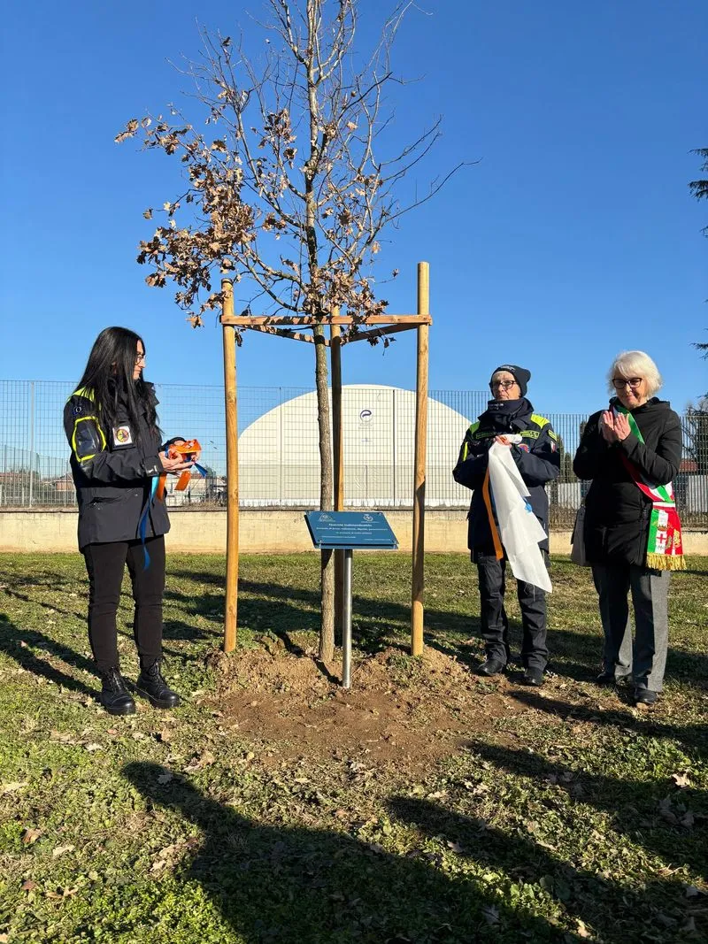CANDIOLO - La sede della Protezione civile intitolata alla memoria del fondatore Aldo Sagner - FOTO