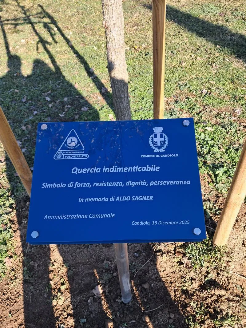 CANDIOLO - La sede della Protezione civile intitolata alla memoria del fondatore Aldo Sagner - FOTO