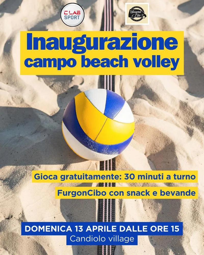 CANDIOLO - Conclusi i lavori, domenica l'inaugurazione del nuovo campo da beach volley