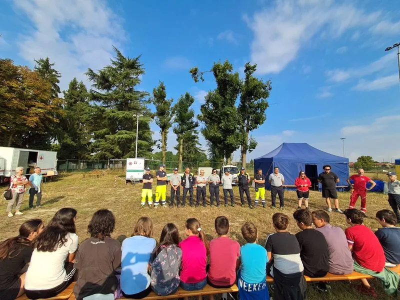 CANDIOLO - Partito il campo scuola per i ragazzi organizzato dalla Protezione civile - FOTO