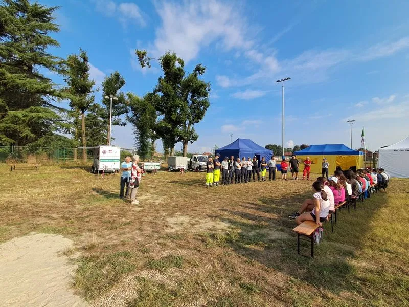 CANDIOLO - Partito il campo scuola per i ragazzi organizzato dalla Protezione civile - FOTO