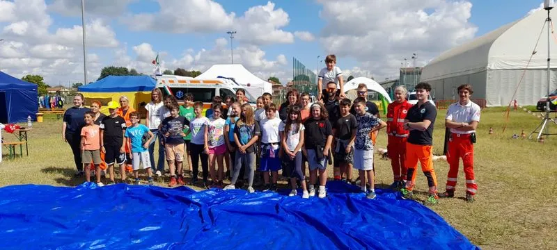 CANDIOLO - Un grande successo il campo scuola delle Protezione civile - FOTO