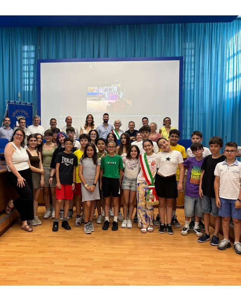 CANDIOLO - Insediato il nuovo consiglio comunale dei ragazzi -FOTO