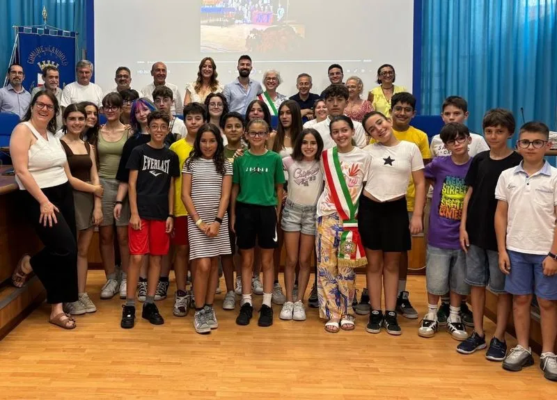 CANDIOLO - Insediato il nuovo consiglio comunale dei ragazzi -FOTO
