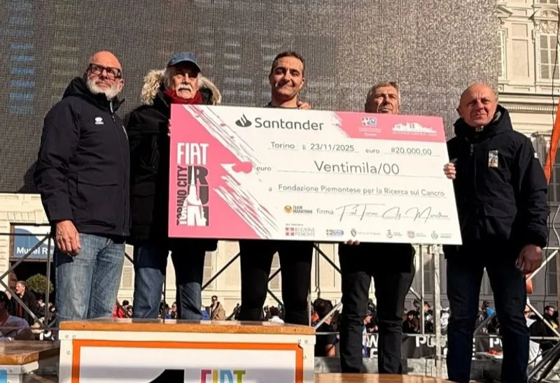 CANDIOLO - Grazie alla Fiat Torino City Run raccolti 20 mila euro per la ricerca