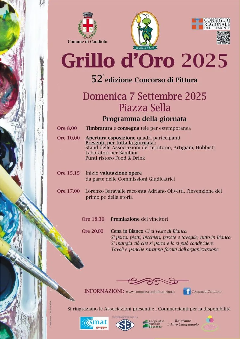CANDIOLO - Tutto pronto per la 52esima edizione del Grillo d'oro