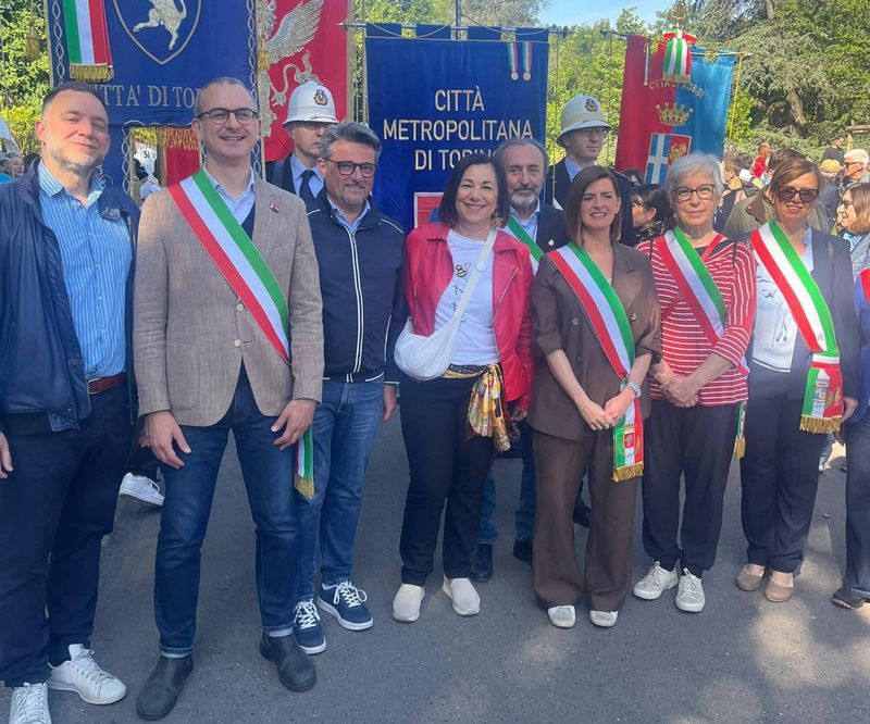 CANDIOLO - La sindaca alla Marcia per la Pace di Torino - FOTO
