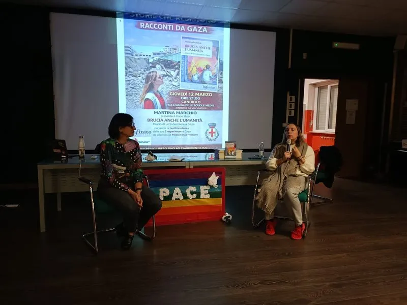 CANDIOLO - Racconti da Gaza, un successo la presentazione del libro di Martina Marchiò