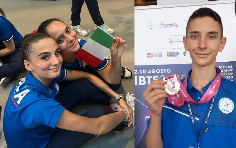 CANDIOLO - Andrea Balbis, Federica Rosa e Matilde Marengo protagonisti ai mondiali di twirling