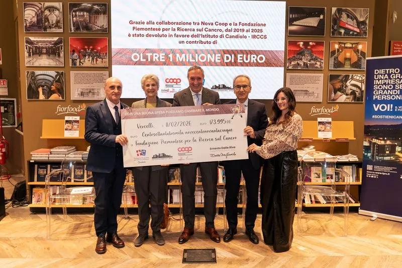 CANDIOLO - Da Nova Coop 174mila euro donati per la ricerca sul cancro - FOTO