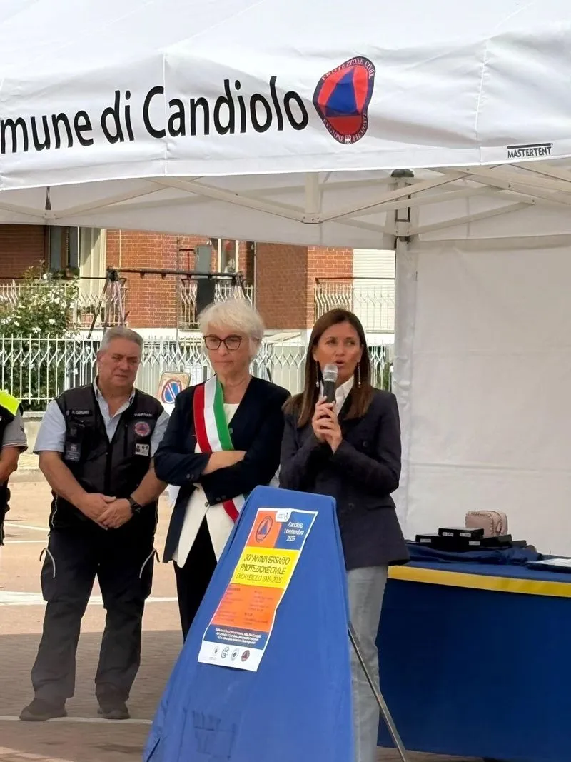 CANDIOLO - Celebrati nel ricordo di Aldo Sagner i 30 anni del gruppo di Protezione civile - FOTO