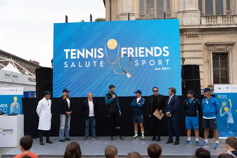 TENNIS - Anche il centro di Candiolo a settembre al «Tennis and Friends - Salute e Sport» di Torino