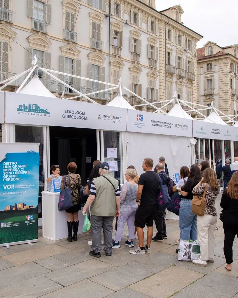 CANDIOLO - «Tennis & Friends - Salute e Sport»: effettuate oltre 600 visite in diverse aree specialistiche - FOTO