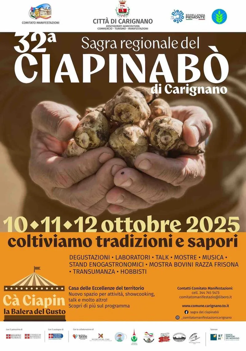 CARIGNANO - Sapori e tradizione alla «Sagra del Ciapinabò» - FOTO