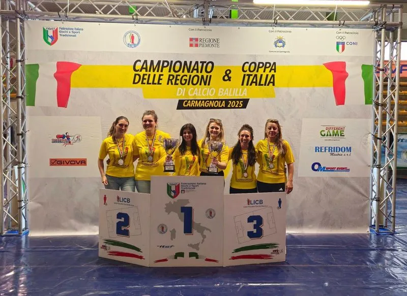 CARMAGNOLA - «Capitale» del calcio balilla: grande successo per il campionato delle Regioni e la Coppa Italia - FOTO