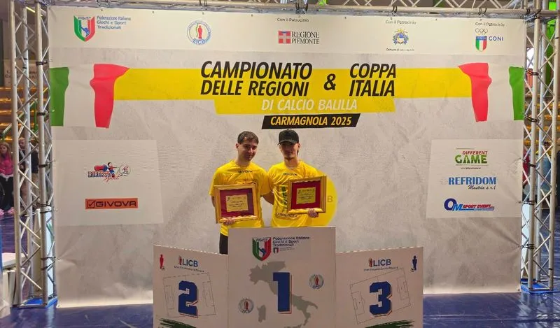CARMAGNOLA - «Capitale» del calcio balilla: grande successo per il campionato delle Regioni e la Coppa Italia - FOTO