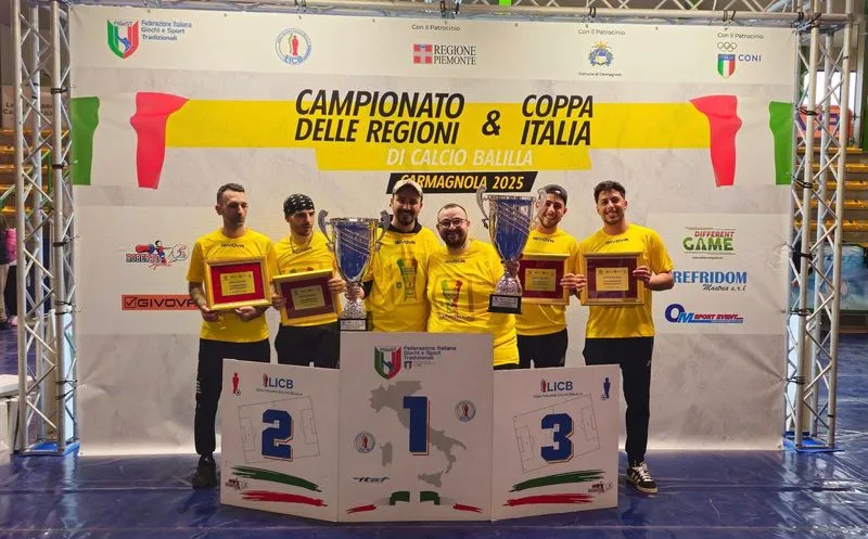 CARMAGNOLA - «Capitale» del calcio balilla: grande successo per il campionato delle Regioni e la Coppa Italia - FOTO