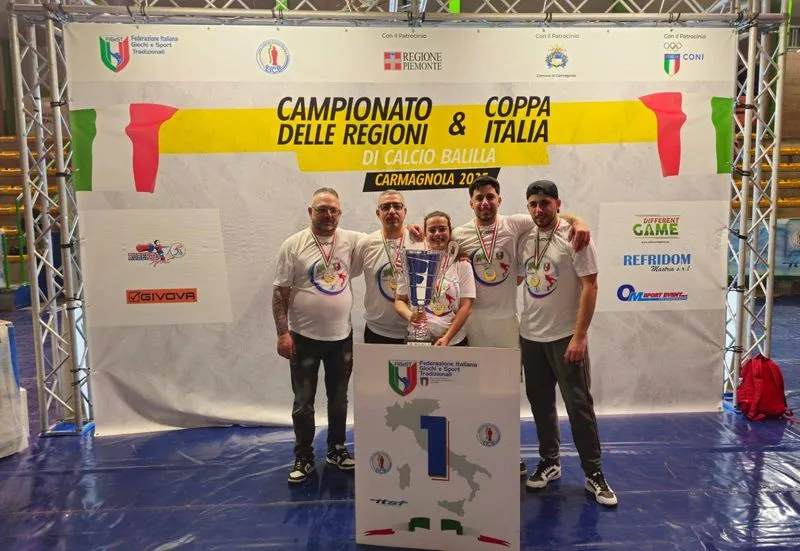 CARMAGNOLA - «Capitale» del calcio balilla: grande successo per il campionato delle Regioni e la Coppa Italia - FOTO