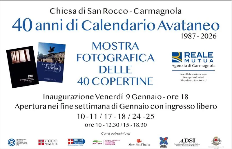 CARMAGNOLA - Una mostra per celebrare i 40 anni del Calendario Avataneo