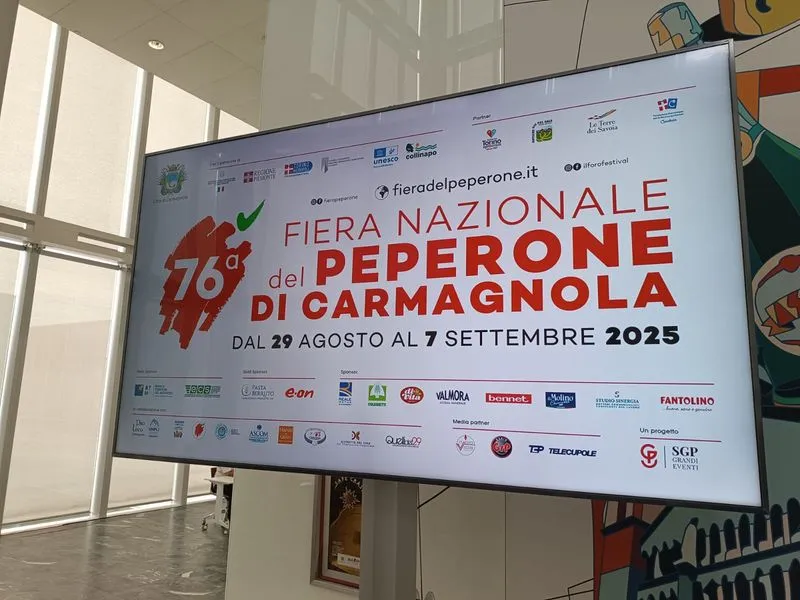 CARMAGNOLA - Fiera del peperone, Nicco: «Vetrina per tutto il territorio»