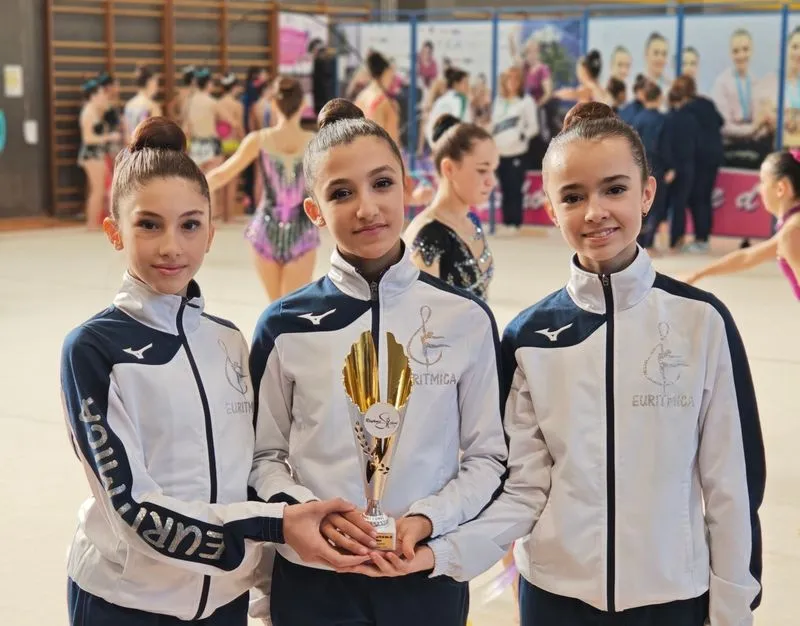 CARMAGNOLA - Le ginnaste di Euritmica sul podio alla Winter Club di Candelo - FOTO