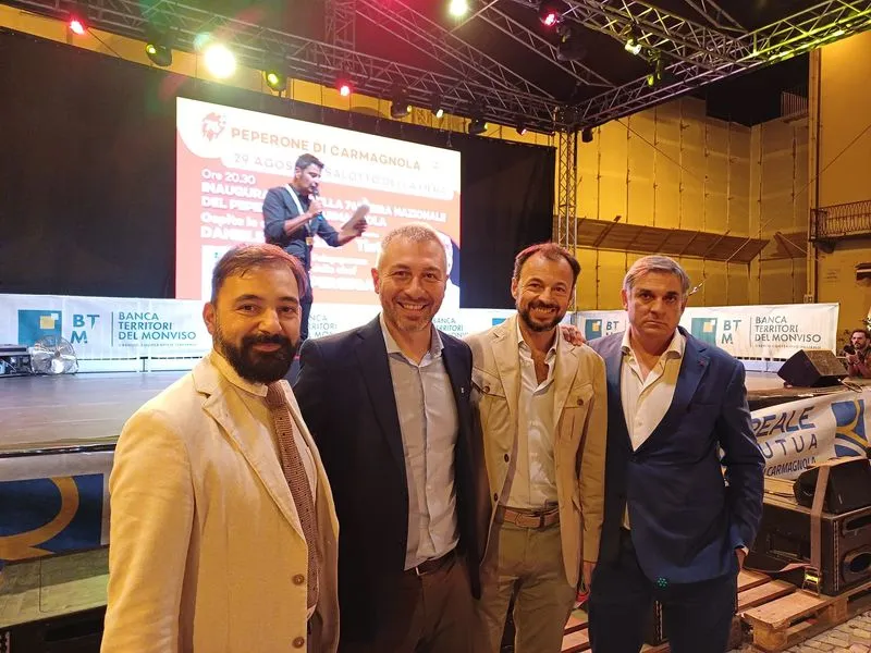CARMAGNOLA - Taglio del nastro per la 76esima edizione della Fiera Nazionale del Peperone - FOTO