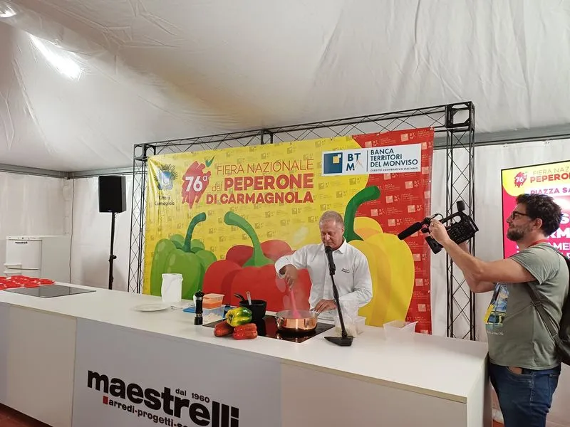 CARMAGNOLA - Taglio del nastro per la 76esima edizione della Fiera Nazionale del Peperone - FOTO