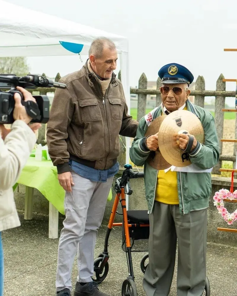 CARMAGNOLA - Addio all'ex postino e musico, Giuseppe Giordano: aveva 100 anni - FOTO