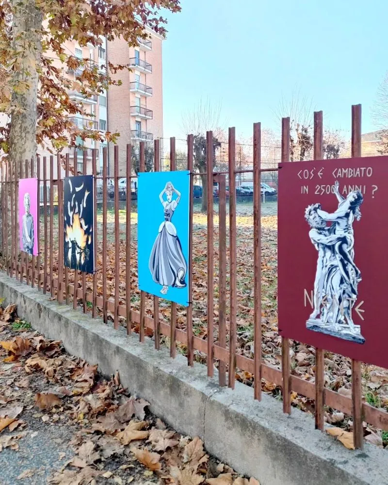 CARMAGNOLA - Inaugurata l'installazione «La libertà ci libera» - FOTO