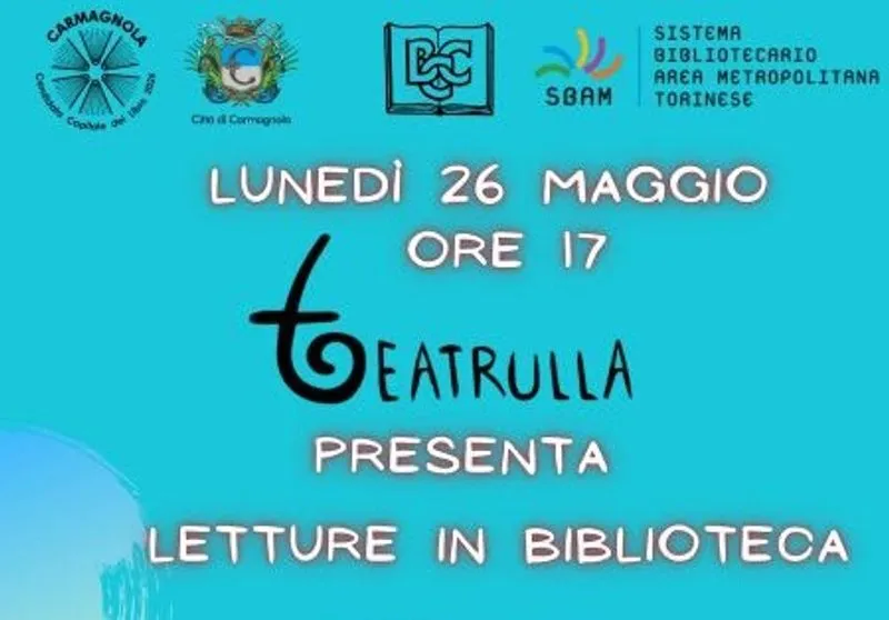 CARMAGNOLA - Lettura ad alta voce a cura della compagnia teatrale Teatrulla