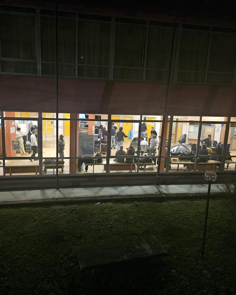 CARMAGNOLA - L'ospedale trasformato in un set cinematografico - FOTO