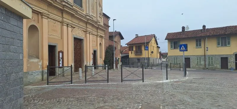CARMAGNOLA - Inaugurato il nuovo sagrato della Chiesa di San Bernardo e la nuova piazza Don Sandro Lanfranco - FOTO