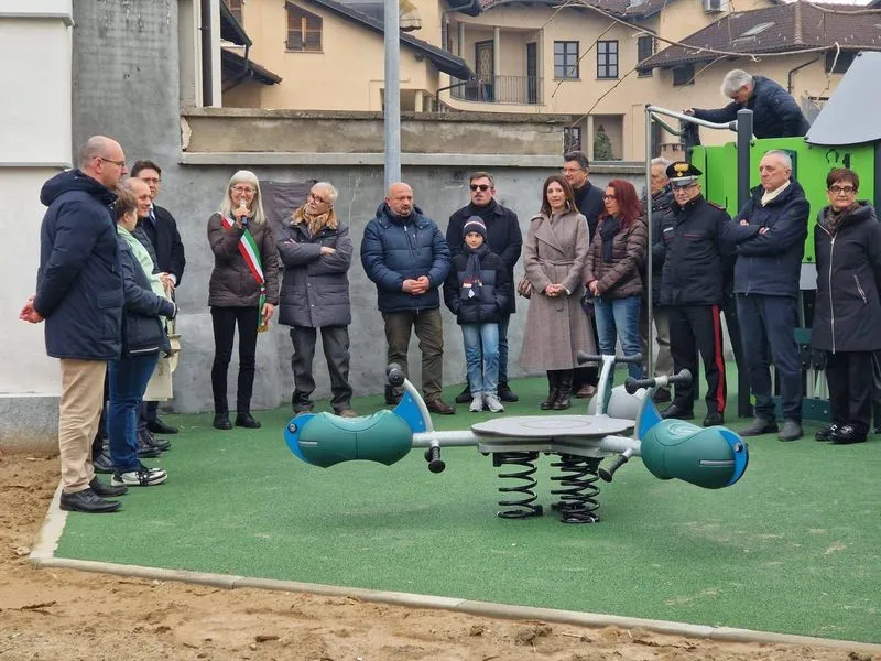 CARMAGNOLA - Inaugurato il nuovo sagrato della Chiesa di San Bernardo e la nuova piazza Don Sandro Lanfranco - FOTO