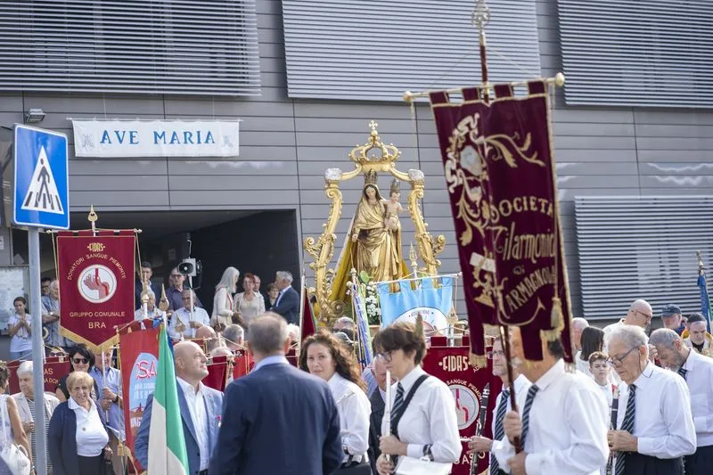 CARMAGNOLA - Celebrata la Madonna della Mercede di Salsasio